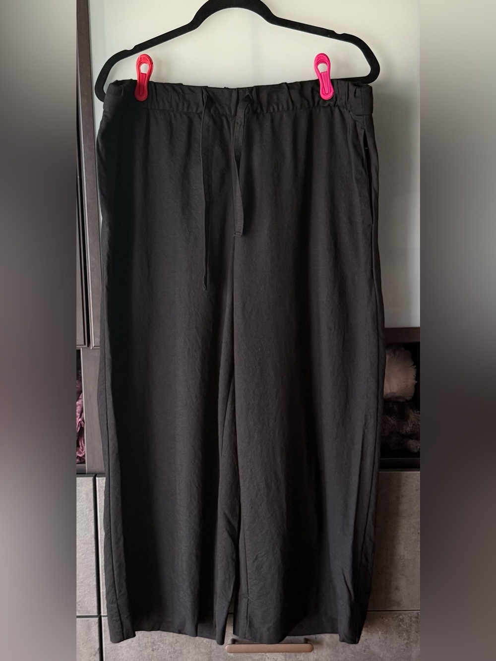 Reitmans XXL Wide Leg Piqué Crop Pant